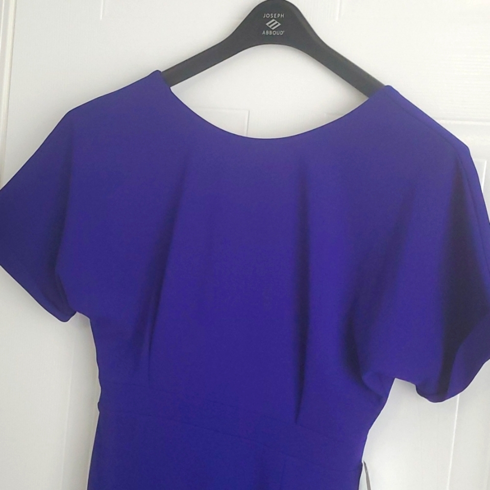 Naiman Marcus dress  D3396 ELECTRIC BLUE COLOR very pretty design size S - Picture 3 of 8